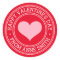 Happy Valentine's Day from custom name red