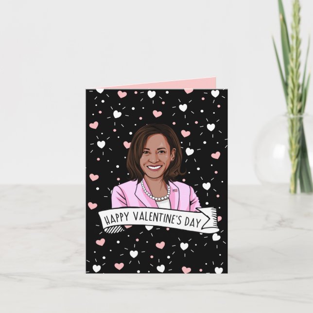 Happy Valentine's Day from Kamala Harris Card (Front)