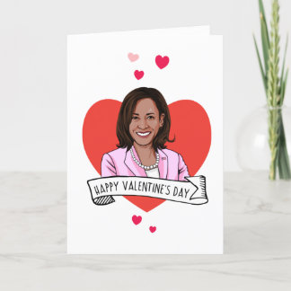 Happy Valentine's Day from Kamala Harris Card