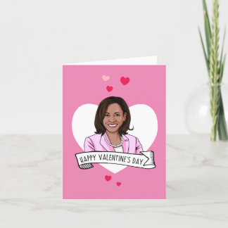 Happy Valentine's Day from Kamala Harris Card