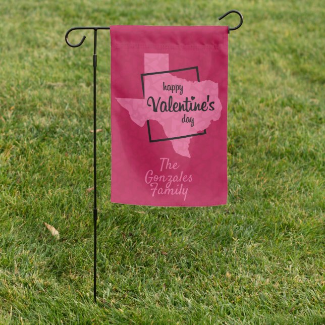 Happy Valentine's Day from Texas Garden Flag (In SItu)
