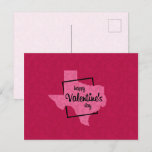 Happy Valentine's Day from Texas Postcard
