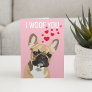 Happy Valentines Day From the Dog | French Bulldog Card