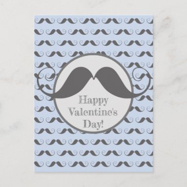 Happy Valentine's Day! - Fun Moustache Pattern