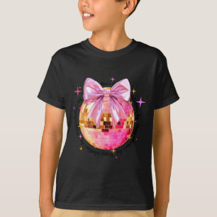 Happy Valentine's Day Funny Coquette Disco Ball Gi T-Shirt