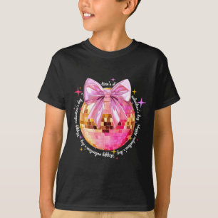 Happy Valentine's Day Funny Coquette Disco Ball Gi T-Shirt