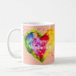 Happy Valentines Day Gay Couple LGBT Coffee Mug
