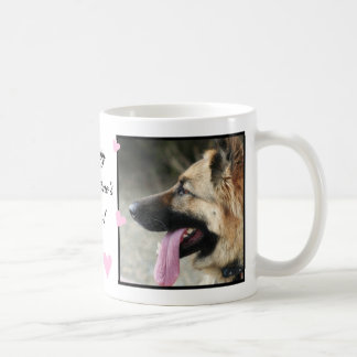 Happy Valentine's Day German Shepherd mug