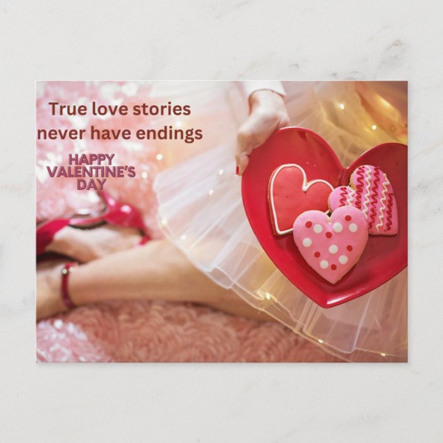 Happy valentine's day gift card for her (Front)