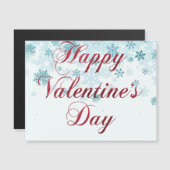 Happy valentine's day gift magnetic card 2024 (Front/Back)