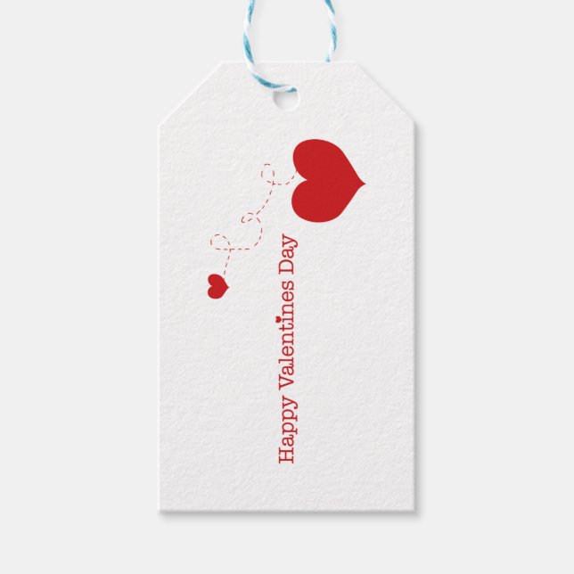 Happy Valentines Day Gift Tags (Front)