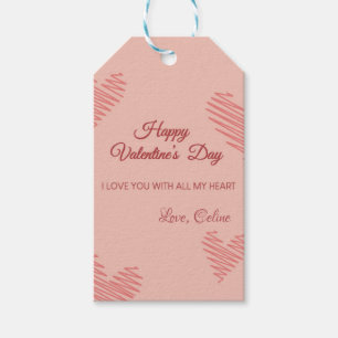 Happy Valentine's Day Gift Tags