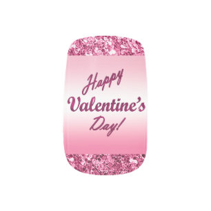 Happy Valentine's Day Glam Edition Minx Nail Art