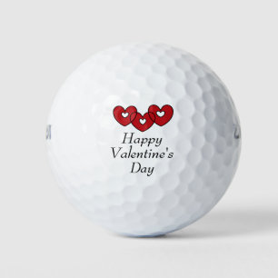 Happy Valentine's Day Golf Balls