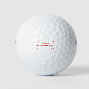 Happy Valentines Day Golf Balls