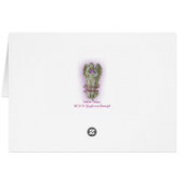 Happy Valentine's Day greeting card (Back Horizontal)