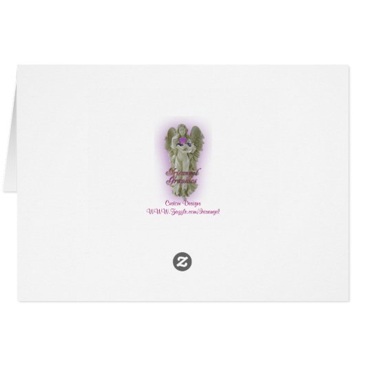 Happy Valentine's Day greeting card (Back Horizontal)