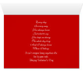 Happy Valentine's Day greeting card (Inside Horizontal (Bottom))