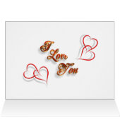 Happy Valentine's Day greeting card (Inside Horizontal (Top))
