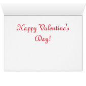 Happy Valentine's Day greeting card (Inside Horizontal (Bottom))
