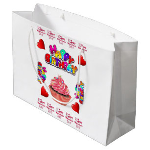 Happy Valentine's Day Happy Birthday Gift Bag