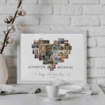 HAPPY VALENTINE'S DAY HEART COLLAGE