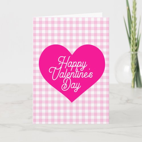 Happy Valentines Day heart Holiday Card