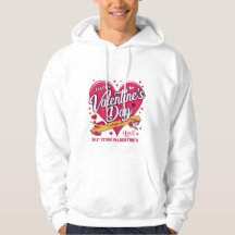 Happy Valentine's Day Heart Men's Hoodie