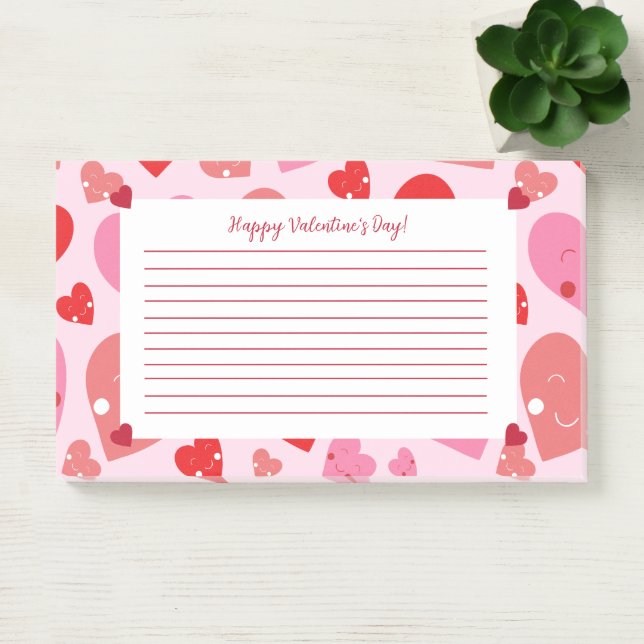 Happy Valentine's Day Heart Post-it Notes (Office)