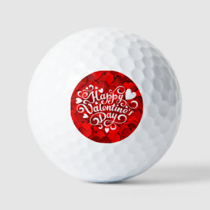Happy Valentine's Day Heart Shape-23803 Golf Balls