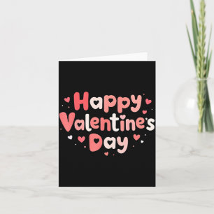 Happy Valentines Day Heart Teacher Funny Matching Card