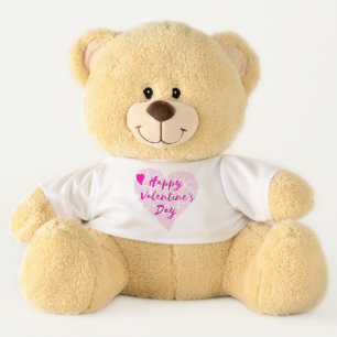 "HAPPY VALENTINE'S DAY" HEART TEDDY BEAR