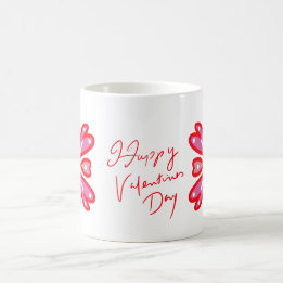 Happy Valentines Day Hearts  Coffee Mug