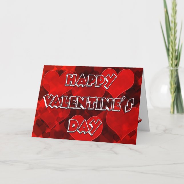 Happy Valentine's Day Holiday Card (Front)