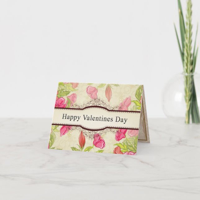 Happy Valentine's Day Holiday Card (Front)