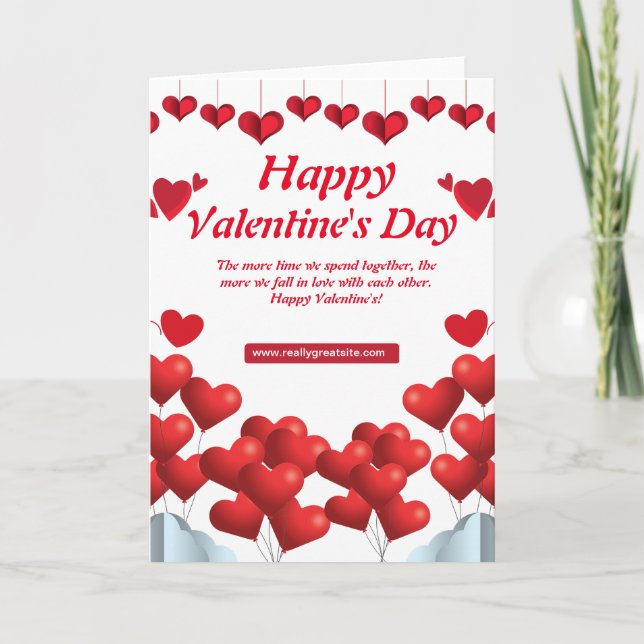 Happy Valentine's Day Holiday Card (Front)