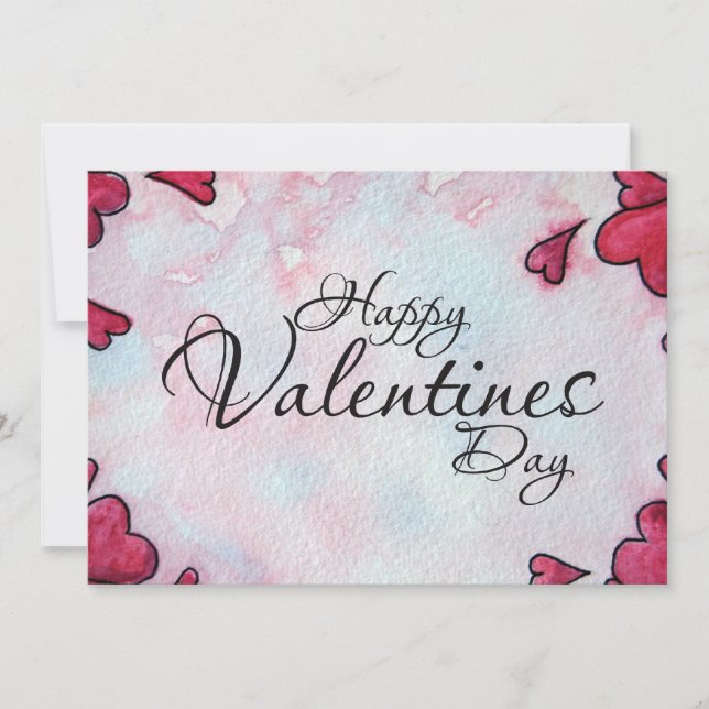 Happy Valentines Day Holiday Card (Front)