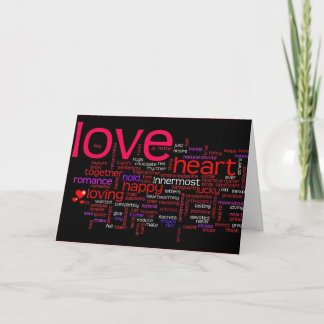 HAPPY VALENTINE'S DAY HOLIDAY CARD
