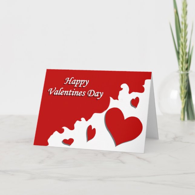 Happy Valentines Day Holiday Card (Front)