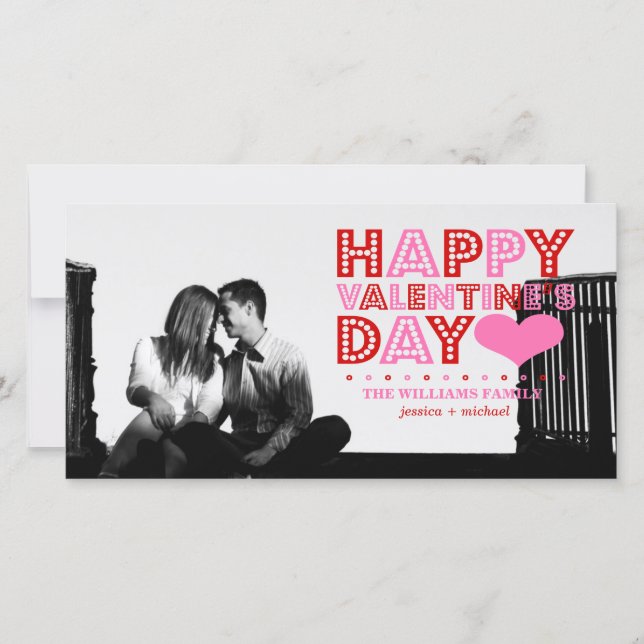 Happy Valentine's Day Holiday Card (Front)