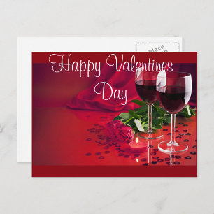 Happy Valentines Day Holiday Postcard