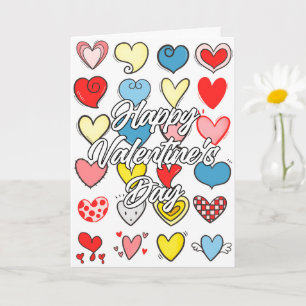 Happy Valentine's Day I Heart You Card