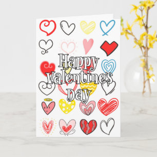 Happy Valentine's Day I Really Heart You Card