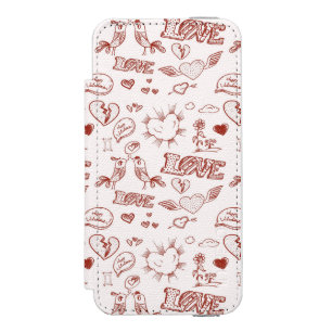 Happy Valentine's Day iPhone SE/5/5s Wallet Case