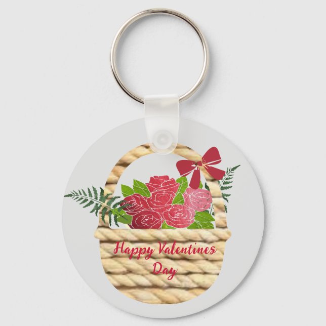 Happy Valentines Day Keychain (Front)