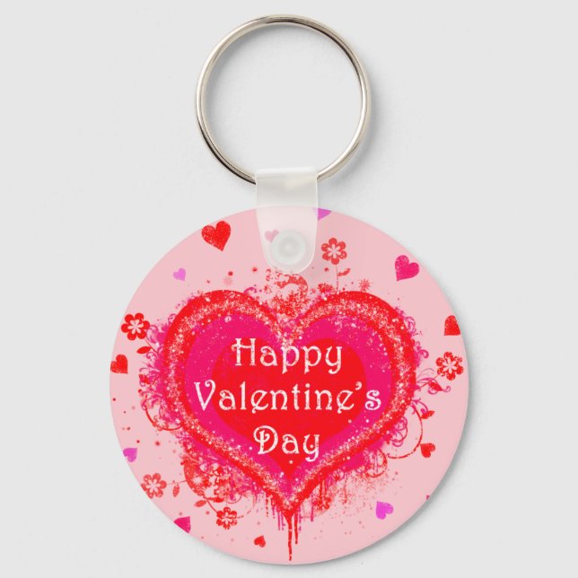 Happy Valentine's Day Keychain (Front)