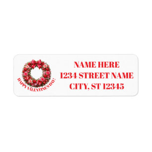 HAPPY VALENTINE'S DAY! LABEL