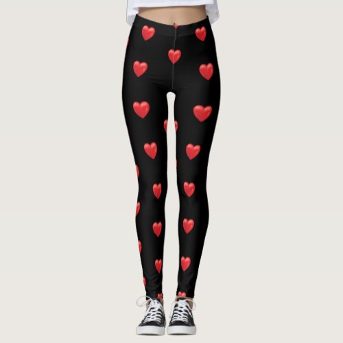 Happy Valentines Day Leggings