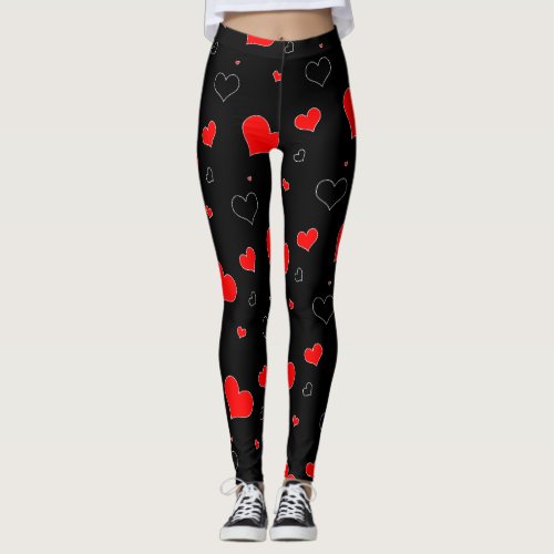 Happy Valentines Day Leggings