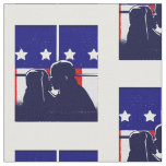 happy valentines day love america american flag fabric